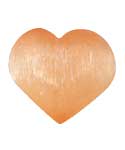 2 3/4 Orange Selenite heart