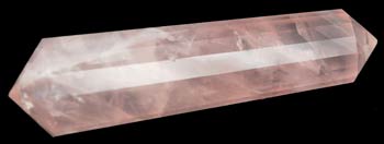 Double Terminated Rose Quartz Point  2