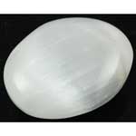 White Selenite Oval  2