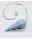 6-sided Angelite pendulum