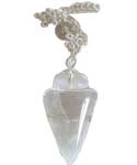 Clear Quartz pendulum