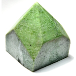 Garnet, Green top polished point