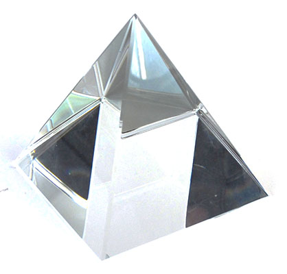 6cm Crystal  pyramid