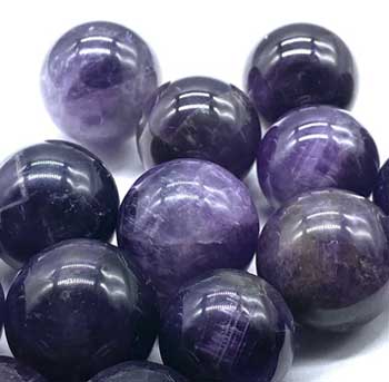 1 lb 15- 25mm Amethyst marble