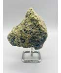 Epidote on metal stand