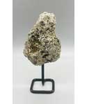 Pyrite on metal stand