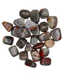 1 lb Bloodstone, African tumbled stones