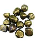 1 lb Chalcopyrite tumbled stones