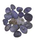 1 lb Chalcedony, Blue pebbles