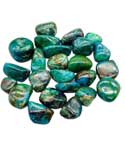 1 lb Chrysocolla tumbled stones