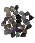 1 lb Fluorite, Rainbow  tumbled stones