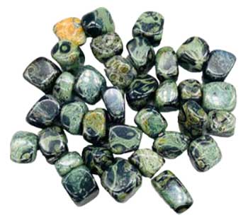 1 lb Jasper, Kambaba tumbled stones