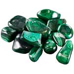 1 lb Malachite tumbled stones