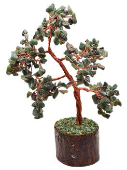 Green Aventurine gemstone tree