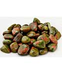 1 lb Unakite tumbled stones