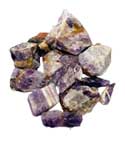 1 lb Amethyst untumbled stones