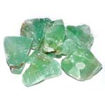 1 lb Green Calcite untumbled stones