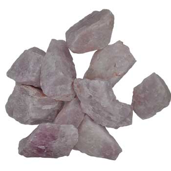 5kg Lavender Quartz untumbled 2-3