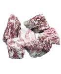 1 lb Tourmaline, Pink with Quartz untumbled stones