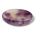 Lepidolite worry stone