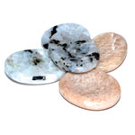 Moonstone worry stone