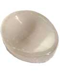 Selenite worry stone