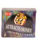 Attracts Money HEM cone 10 cones