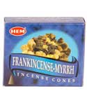 Frankincense & Myrrh HEM cone 10 cones