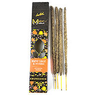 4pk White Sage & Myrrh (Abundance) manifest stick