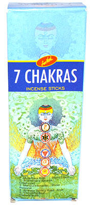 (box of 6) 7 Chakra sree vani stick