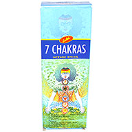 (box of 6) 7 Chakra sree vani stick