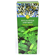 (box of 6) Eucalyptus and Mint sree vani stick