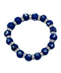 8mm Evil Eye, Blue bracelet