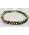 4mm Unakite bracelet