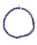 4mm Amethyst bracelet