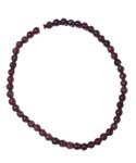 4mm Garnet bracelet