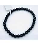 5mm Tourmaline, Black bracelet