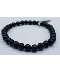 6mm Tourmaline, Black bracelet