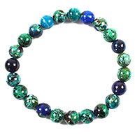 8mm Azurite/ Malachite