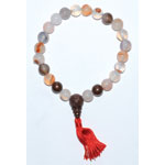 8mm Dendric Agate Tassel