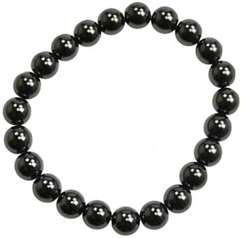 8mm Hematite (man-made) bracelet