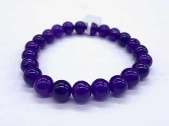 8mm Jade, Purple bracelet