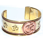 Om copper bracelet