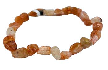 Sunstone gemstone bracelet