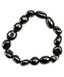 Hematite (man-made) gemstone bracelet