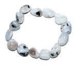 Rainbow Moonstone gemstone bracelet