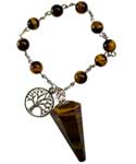 Tiger's Eye pendulum bracelet