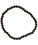 4mm Black Obsidian stretch bracelet