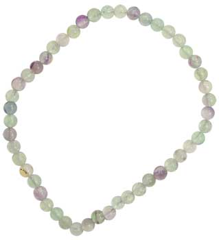 4mm Fluorite stretch bracelet