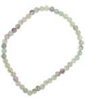 4mm Fluorite stretch bracelet